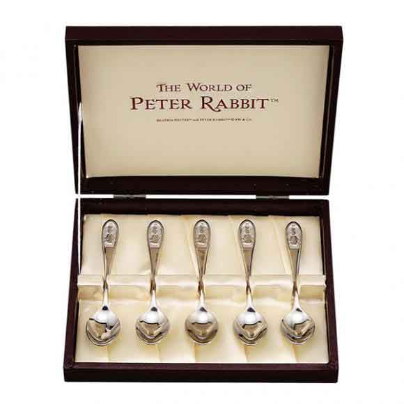 Rakuten - ピーターラビット POシリーズ コーヒースプーン5本セット ///日本製 peterrabbit カトラリーセット 引き出物 内祝い 出産内祝い 結婚内祝い 結婚祝い 新築祝い お返し/ギフト