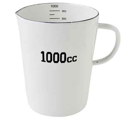 オールドファームハウスSシリーズ メジャーカップ1000cc　計量カップ/琺瑯/白/カントリーキッチン
