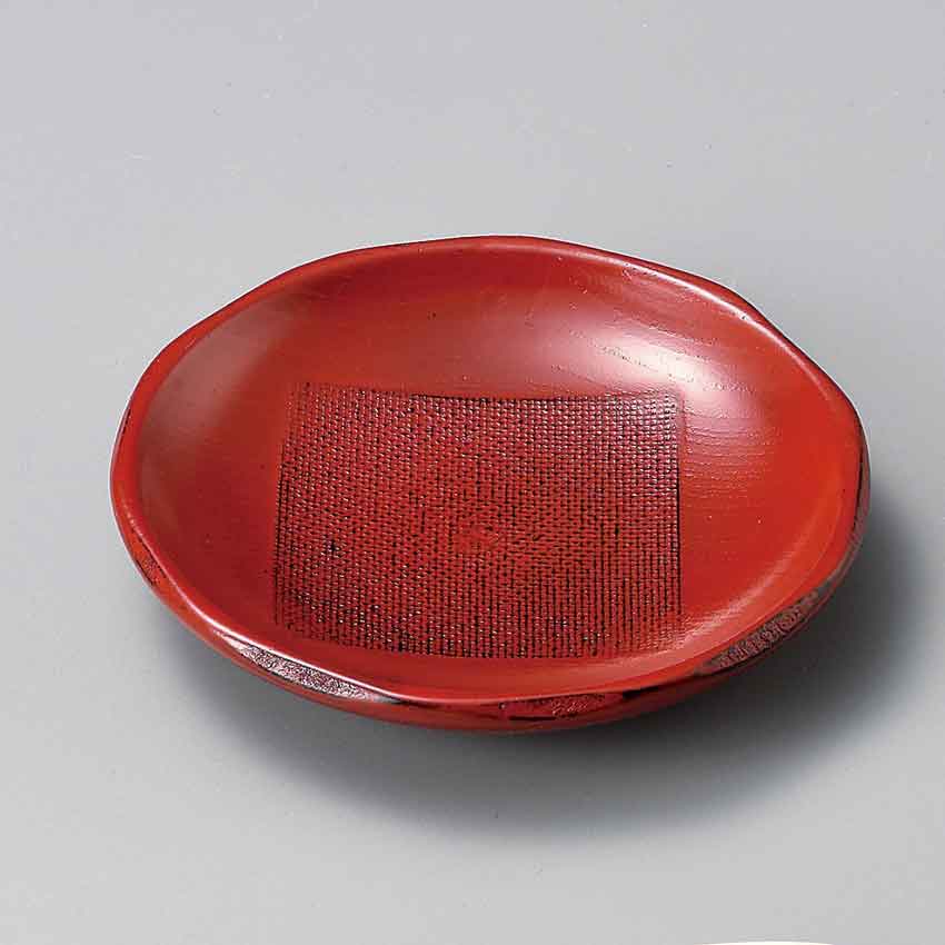 根来小粋茶托　コースター　5枚組　モダン/天然木/漆器/茶托