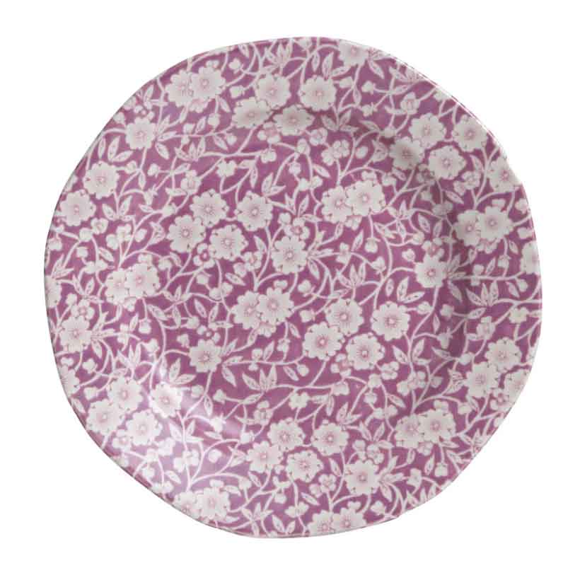 バーレイ 英国食器　Burleigh　ブロッサムキャリコ　プレートS 19cm 　/Burleigh/英国製/青/花柄/おしゃれ/上品のサムネイル