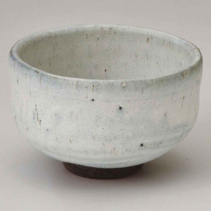 美濃焼 正陶　御影白結晶　抹茶碗　/茶道具/抹茶椀/伝統工芸品/抹茶茶碗/学校茶道/学生茶道/大茶会