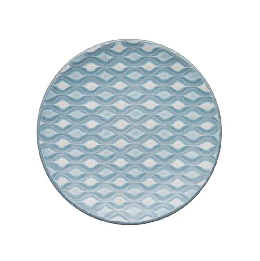 Rakuten - イギリス食器 Denby デンビー インプレッションブルー アクセントスモールプレート 17cm　/英国製 ケーキ皿 取り皿