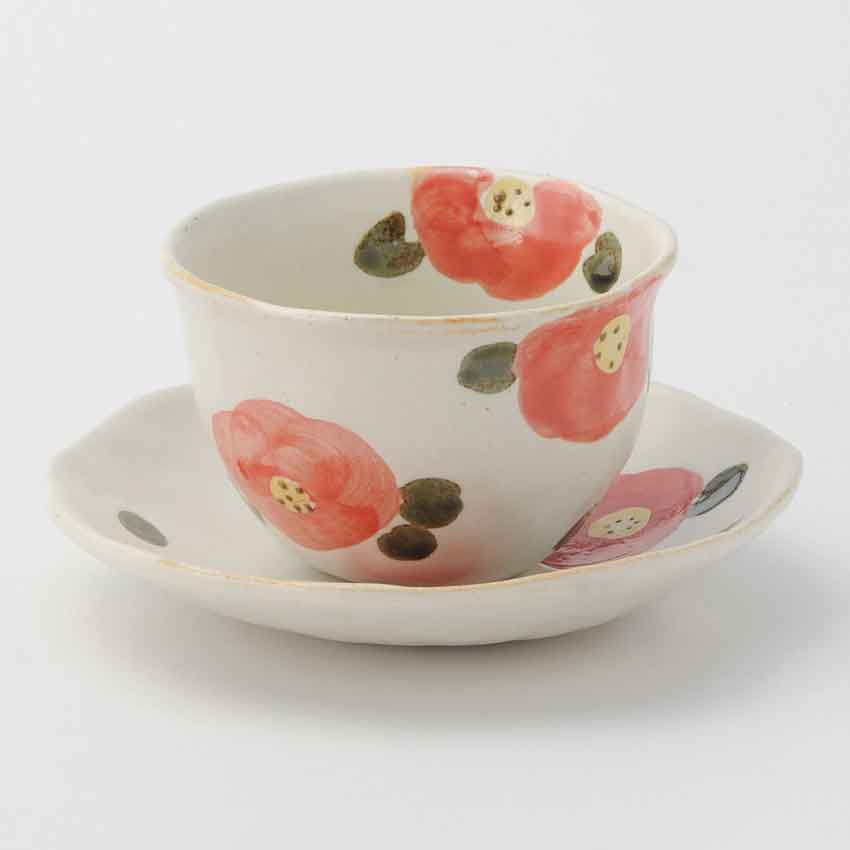 *美濃焼 泉文山　山椿