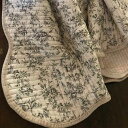 クラシックフランネル マルチカバー キルト 200×200 ベージュ カントリー 上品 おしゃれ ベージュ 綿 キルト 両面