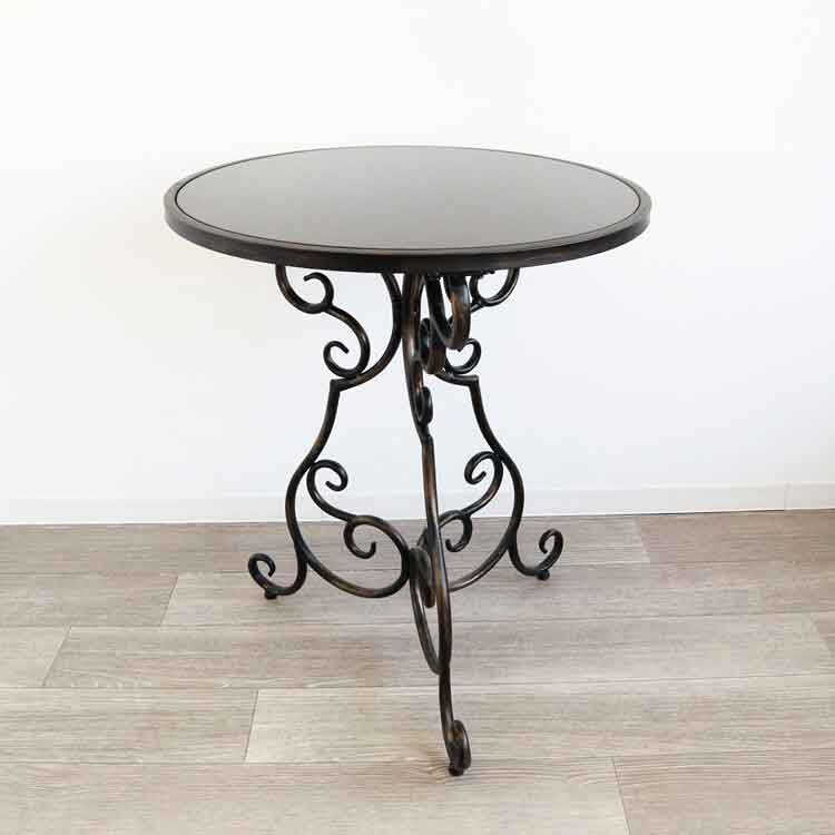 アンティーク調 アイアンテーブル マーブルトップ ///インテリア 珈琲テーブル サイドテーブルアイアン家具 インテリア エクステリア