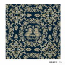 むす美 山田繊維 風呂敷 正倉院裂 鴛鴦唐草文 コン 120cm ///日本製 防災グッズ ふろしき 風呂敷 山田 大風呂敷 箱入り