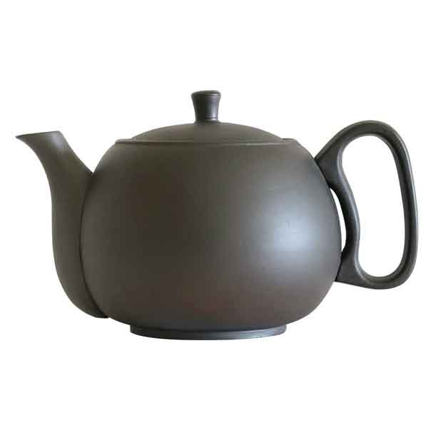 常滑焼 晶光園　黒ぼかし珈琲ポット　珈茶ポット 880cc 　/ドリップポット コーヒーポット こだわり コーヒー好き ドリップポット 常滑焼 日本製 珈茶 コーヒーチャ マイクロメッシュ