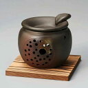 常滑焼 山房作 ツボ型窯変 茶香炉 /伝統工芸 消臭 キャンドルセラピー ギフト ささ