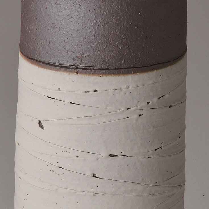 常滑焼 石堂作 丸一輪 一輪差し 花器 /日本製/花瓶/花入れ/花器/床の間飾り/フラワーベース/焼き物/和/ギフト/伝統工芸/石堂道夫 [2]