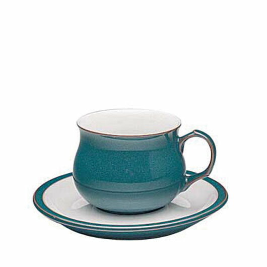 イギリス食器 Denby デンビー グリニッジ ティーカップ&ソーサー 250ml　耐熱/おしゃれ/かわいい/おすすめ/ギフトセット