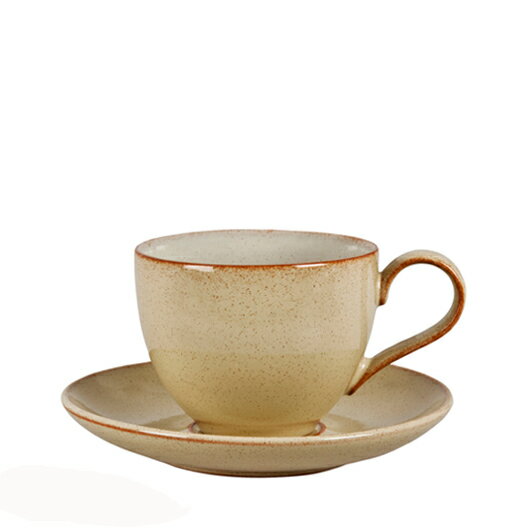 イギリス食器 Denby デンビー ヘリテージベランダ ティーカップ&ソーサー 200ml　耐熱/おしゃれ/かわいい/おすすめ/ギフトセット