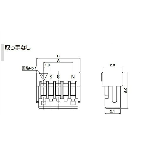 日本圧着端子製造　SHR-05V-S*返品不可商品です。　*通常販売もしている為在庫ない場合があります。その際はご了承ください。