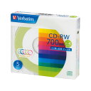 【おすすめ・人気】(まとめ) 三菱化学メディア CD-RW 700MB 1-4倍速カラーミックス 5枚 SW80QM5V1 【×2セット】|安い 激安 格安
