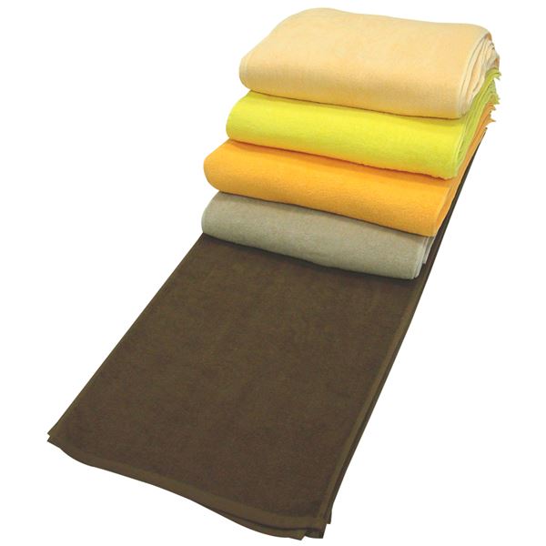 【おすすめ・人気】業務用 フェイスタオル/洗顔タオル 【ライトイエロー 60枚セット】 240匁 34cm×86cm 綿100％ 〔美容院 整骨院〕|安い 激安 格安