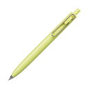 【送料無料】(まとめ) 三菱鉛筆 ゲルインクボールペンユニボール ワンF 0.38mm 黒(軸色:Fイエロー(日向夏) ) UMNSF38F.2 1本[×50セ...