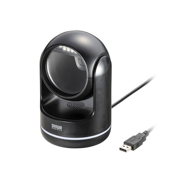 【おすすめ・人気】サンワサプライ 2次元バーコードリーダー 定置式 ブラック BCR-2D11BK|安い 激安 格安