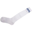 【おすすめ・人気】ZETT(ゼット) 【3本組】サッカーストッキング (2 本ライン ) ZFS2000 ホワイト×ブルー 19-21|安い 激安 格安