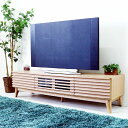 【送料無料】テレビ台 テレビボード 約幅150×奥行42.5×高さ38cm ナチュラル ルーバー 脚付き リビング ダイニング インテリア家具 おすすめ 人気 ...