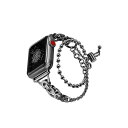 【おすすめ・人気】TF7 BRACELET STRAP for Apple Watch 41／40／38mm ブラック TF72659|安い 激安 格安