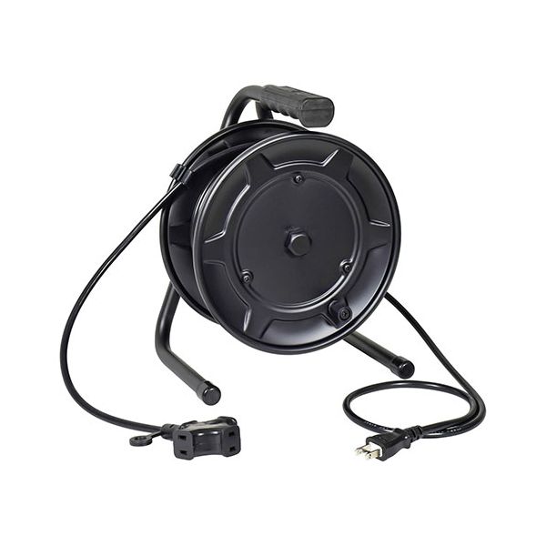 【おすすめ・人気】日動工業 コードリール 100V 屋内用 アース無し のびーる 10m コード先端にコンセン..