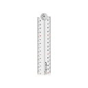 【おすすめ・人気】(まとめ) 新潟精機 折りたたみ定規 快段目盛 OTJ-30KD 【×3セット】|安い 激安 格安