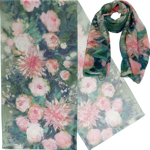 【おすすめ・人気】ユーパワー アーチストブルーム ストール ジュリア・プリントン 「ロマンチック ラ..