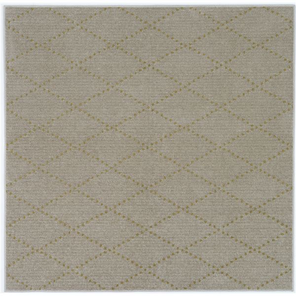 【送料無料】スミノエ 洗える ラグ ポント 約幅185×長さ185cm ベージュ 日本製　おすすめ 人気 安い 激安 格安 おしゃれ 誕生日 プレゼント ギフト 引越し 新生活 ホワイトデー