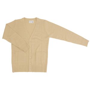 【おすすめ・人気】制服 コスプレ衣装 【カーディガン ベージュ Mサイズ】 洗える アクリル 『TeensEver』 〔イベント〕|安い 激安 格安