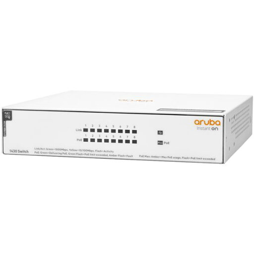 【送料無料】HP(Enterprise) Aruba Instant On 1430 8G Class4 PoE 64W Switch R8R46A#ACF 引越し 新生活 【送料無料】HP(Enterprise) Aruba Instant On 1430 8G Class4 PoE 64W Switch R8R46A#ACF 引越し 新生活
