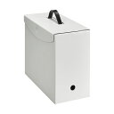 【送料無料】(まとめ) ライオン事務器 ボックスファイル(テレネ) PP A4 フタ・取っ手付き 背幅152mm ライトグレー BF-42T LH 1個[×10...