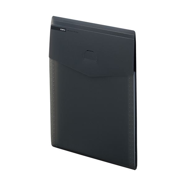 【送料無料】リヒトラブ soeruスリムドキュメントファイル(タテ型) A4 5ポケット スモークブラック A-8710-24 1セット(5冊) 【送料無料】お...