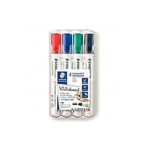 【おすすめ・人気】【まとめ】 ステッドラー ルモカラーWBマーカー 4色セット 351 WP4 【×3セット】|安..