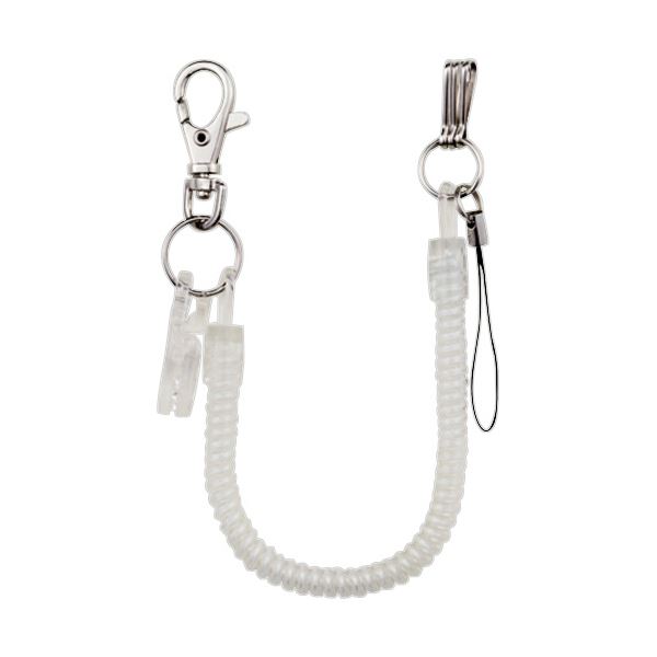 【送料無料】(まとめ) クツワ キーチェーン80 クリア KM008CL 1個[×5セット] 【送料無料】おすすめ 人気 安い 激安 格安 おしゃれ 誕生日 プレゼント ギフト引越し 新生活 ホワイトデー