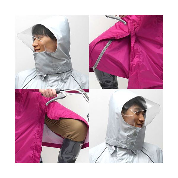 【おすすめ・人気】トキワ 雨先案内人 サイクルコート ベリーピンク Lサイズ 3193-BP-L|安い 激安 格安