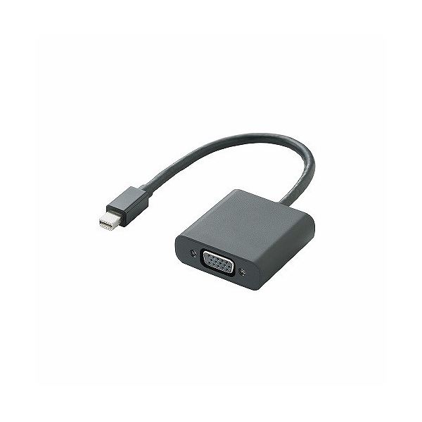 【送料無料】ELECOM(エレコム) Mini DisplayPort-VGA変換アダプタ AD-MDPVGABK　おすすめ 人気 安い 激安 格安 おしゃれ 誕生日 プレゼ..