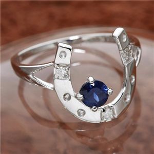 【送料無料】K10 馬蹄サファイヤリング/7号 おすすめ 人気 安い 激安 格安 おしゃれ 誕生日 プレゼント ギフト 引越し 新生活 ホワイトデー