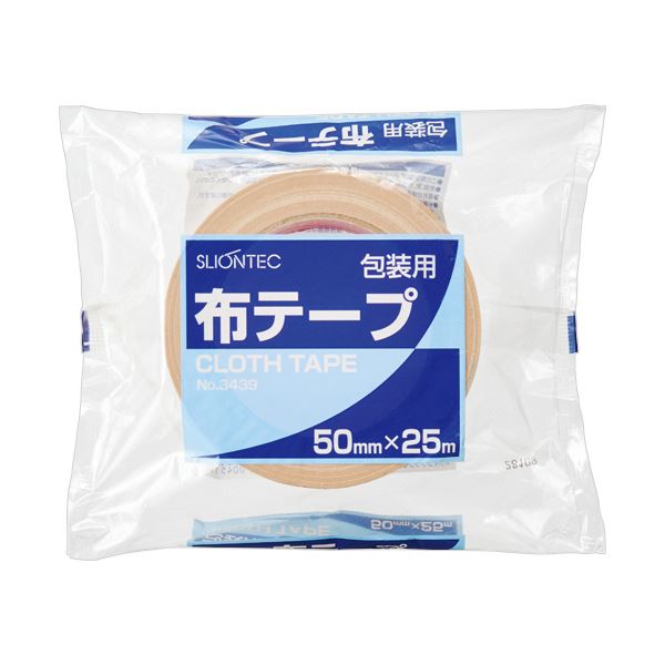 【送料無料】(まとめ) スリオンテック 布テープ No.343950mm×25m NO.3439-00 1セット(30巻) [×3セット]　おすすめ 人気 安い 激安 格安..