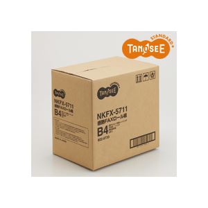 【送料無料】(まとめ) TANOSEE 感熱FAXロール紙 257mm×100m×1インチ 表発色 6本　おすすめ 人気 安い 激安 格安 おしゃれ 誕生日 プレ..