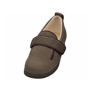 【おすすめ・人気】介護靴 施設・院内用 ダブルマジック2 5E(ワイドサイズ) 7005 片足 徳武産業 あゆみシリーズ ／4L (26.0～26.5cm) ブラウン 左足|安い 激安 格安