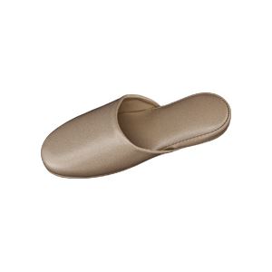 【おすすめ・人気】（まとめ）高周波レザースリッパ ベージュ 10足|安い 激安 格安