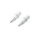 【おすすめ・人気】エレコム ApplePencil専用交換ペン先/第1・第2世代両対応/金属製/極細/視差改善モデル/1mm/2個入り P-TIPAP02 引越し 新生活 ホワイトデー