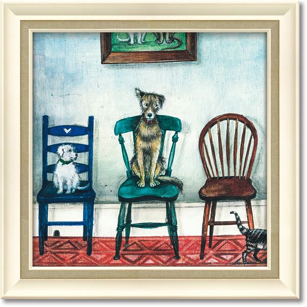 【おすすめ・人気】ユーパワー ジョー・ラム Gel加工 アートフレーム 「ミュージカル チェア」|安い 激安 格安