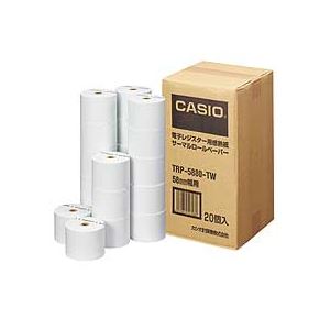 【おすすめ・人気】カシオ CASIO 電子レジスター用 ロールペーパー 紙幅58mm 感熱紙タイプ TRP-5880-TW 1パック(20個)|安い 激安 格安 【おすすめ・人気】カシオ CASIO 電子レジスター用 ロールペーパー 紙幅58mm 感熱紙タイプ TRP-5880-TW 1パック(20個)|安い 激安 格安