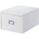 【おすすめ・人気】収納ボックス 収納ケース 約幅26cm オールホワイト DVDファイルボックス DVDケース Like-it リビング オフィス キッチン 安...