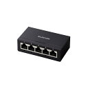 【送料無料】エレコム Giga対応スイッチングハブ/5ポート/金属筺体/電源外付けモデル/ブラック EHC-G05MA-B おすすめ 人気 安い 激安 格安 お...