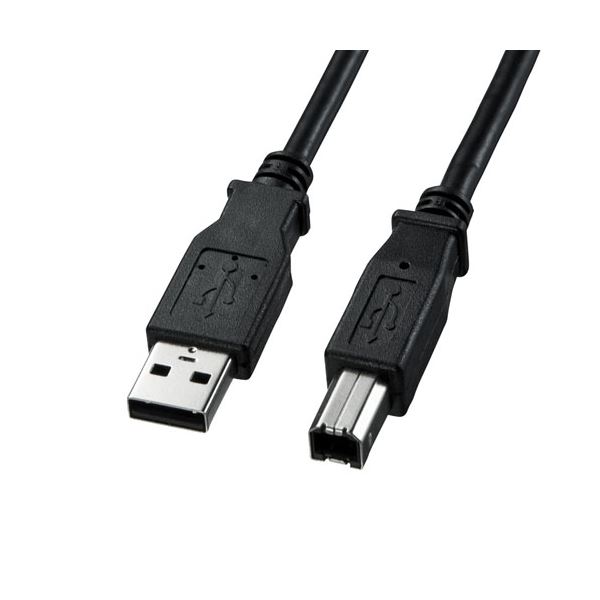 【おすすめ・人気】【5個セット】 サンワサプライ USB2.0ケーブル 5m PC99規格 KU20-5BKK2X5|安い 激安 格安