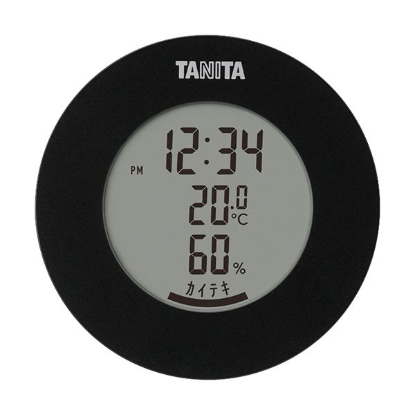 【おすすめ・人気】タニタ デジタル温湿度計 ブラック TT-585BK 1個|安い 激安 格安