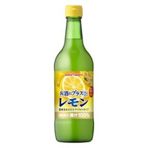 【おすすめ・人気】【まとめ買い】ポッカサッポロ お酒にプラス レモン 540ml 瓶 12本入り(1ケース)【代引不可】|安い 激安 格安