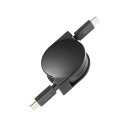 【おすすめ・人気】【3本セット】 サンワサプライ USB2.0 Type-C 巻取りケーブル PD60W ブラック KU-CCP60M08BKX3|安い 激安 格安(2)
