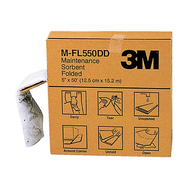 【おすすめ・人気】3M メンテナンスソーベント(フォールデッド)127mm×15.2m M-FL550DD 1箱|安い 激安 格安